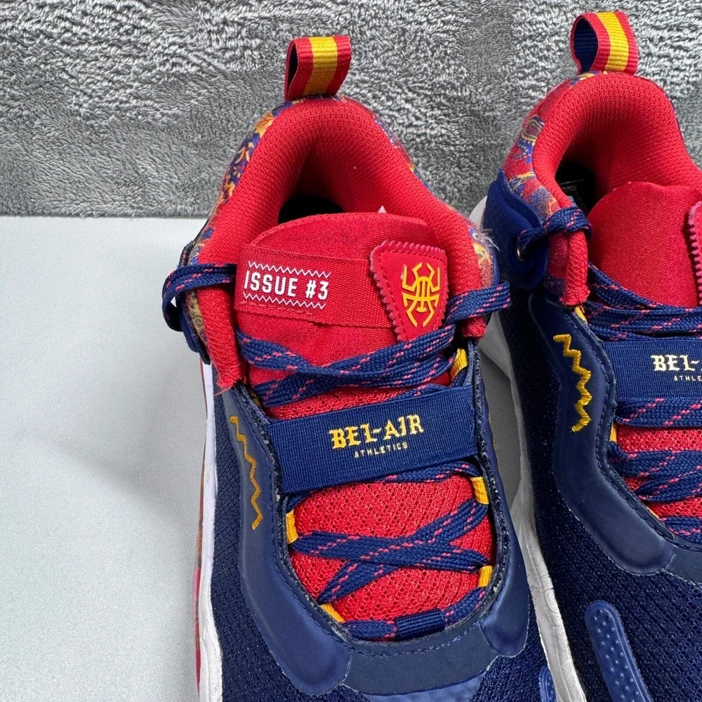 Adidas DON Issue 3 J Bel-Air Dark Blue Red Youth Sneakers GZ5513 Mens 7